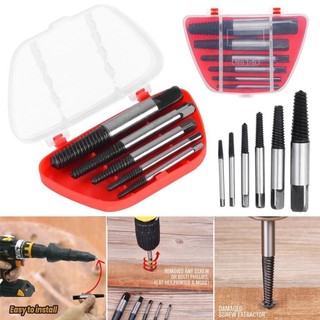Bộ tháo bu lông ốc vít gãy 6 chi tiết Kapusi 8-32