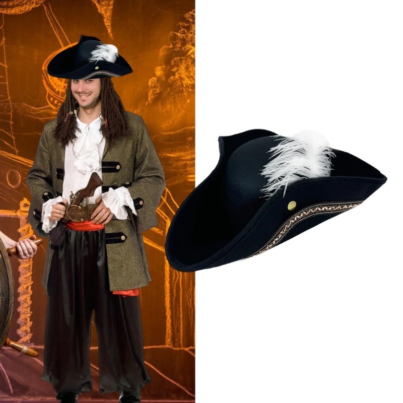 Da Lạ Mắt Halloween Cướp Biển Đảng Đạo Cụ Mũ Cho Trẻ Em Tưởng Tượng Chơi Cướp Biển Trang Phục Đảng Phụ Kiện