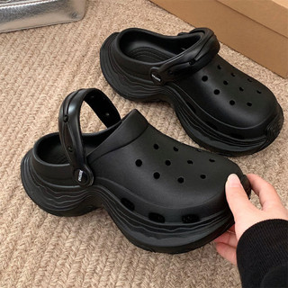 Giày Sandal Mũi to Xixitiao, Chiều Cao 6cm, Tay Nghề Đẹp, Nhẹ Thoải Mái.Eva Dễ Mặc, Có 4 Màu.