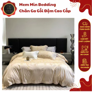 Bộ Chăn Ga Gối Lụa 100s Cao Cấp Đơn Giản Nhưng Rất Sang Trọng Thượng Lưu - Memminbedding Luxury
