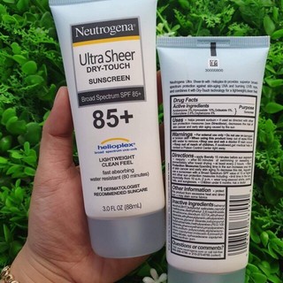 sufur [HCM]Kem Chống Nắng Neutrogena Ultra Sheer Dry Touch SPF 85 (88ml) CHÍNH HÃNG