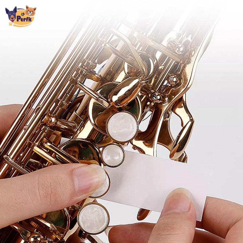100 Tờ Saxophone Giấy Vệ Sinh Vật Dụng Bảo Trì Tấm Woodwind Pad