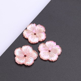 Kẹp tóc handmade từ nhựa lớn hoa anh đào 21 mm - phụ kiện trang sức cô dâu độc đáo