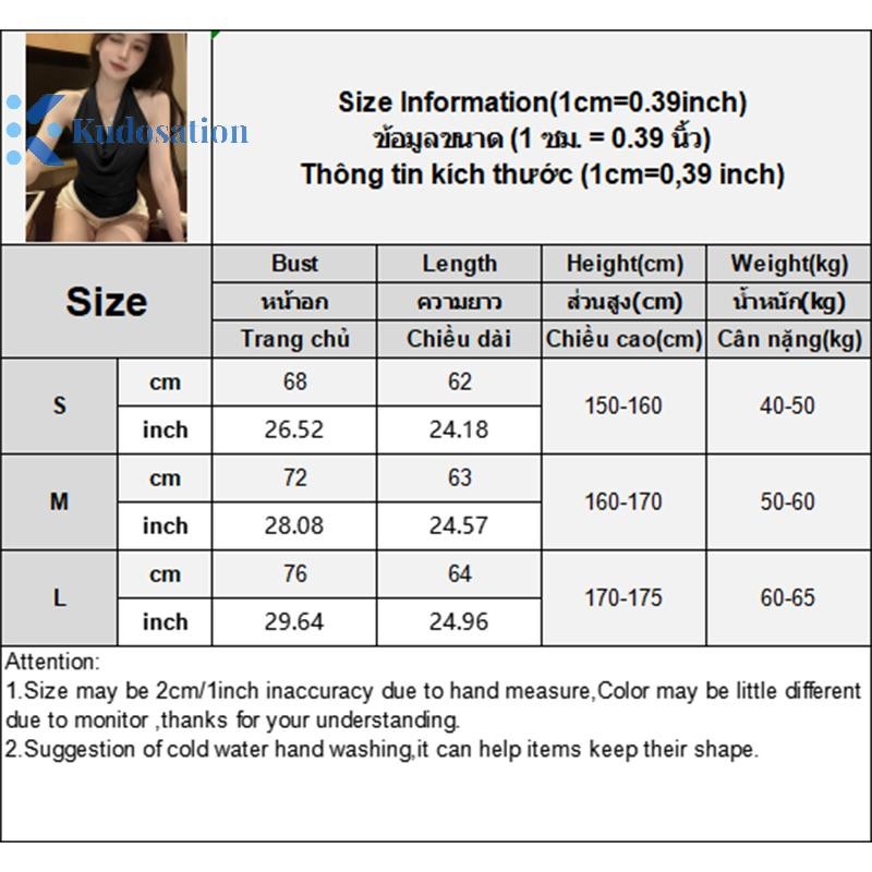 Kudosation Thời Trang Dây Vest Mùa Hè Mỏng Nữ Thiết Kế Không Lưng Gợi Cảm Hợp Thời Trang Quần Áo Đẹp