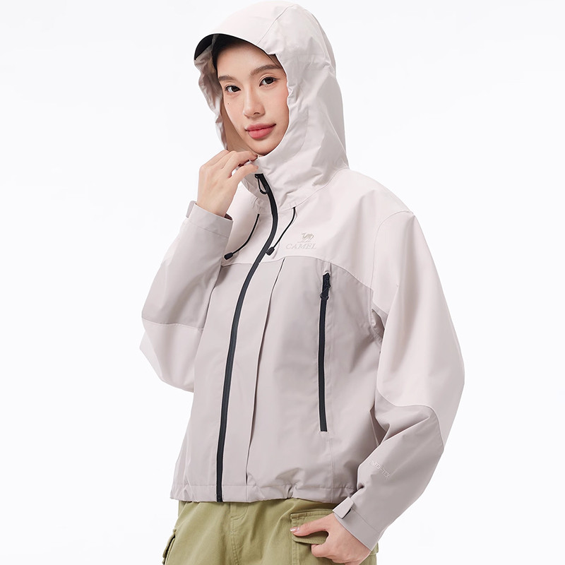 Ảnh Áo khoác ngoài trời CAMEL CROWN dành cho nữ áo khoác đơn sốc chống gió và chống thấm nước 4