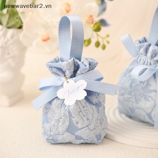 [Mới] 1 Túi đựng đồ cưới di động Túi kẹo Túi vải dây rút Túi kẹo Túi đựng kẹo Túi quà tặng Trang trí Túi ủng hộ bữa tiệc tại nhà.