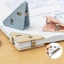GETVOW 20 chiếc Kẹp tam giác, Kẹp hóa đơn trong suốt đa năng, Kẹp chất kết dính sáng tạo bằng nhựa đa chức năng 2025