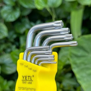 Bộ lục giác đầu bi hoặc đầu bông 9 món Yetl đa năng