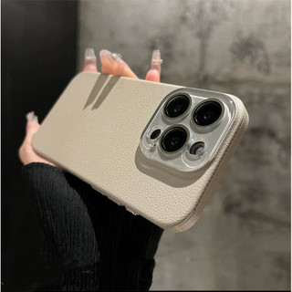 Cao Cấp Mới Titan Prime Màu Vải Lanchee Họa Tiết Da Pha Lê Camera Dành Cho IPHONE 15 14 13 12 11 Pro Max Ốp điện thoại 15PLUS Chống Sốc PC Ốp điện thoại Cứng