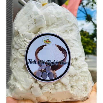 Tinh bột nghệ đen, nga truật chữa dạ dày nguyên chất nhà làm, xay lọc thủ công từ nghệ đen tươi Tây Bắc