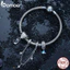 Bamoer 925 Sterling Sliver Charm Song Hành Tinh Tên Lửa Thiết Kế Mặt Dây Chuyền Phụ Kiện Cho Vòng Tay Quà Tặng Cho Nữ Bé Gái