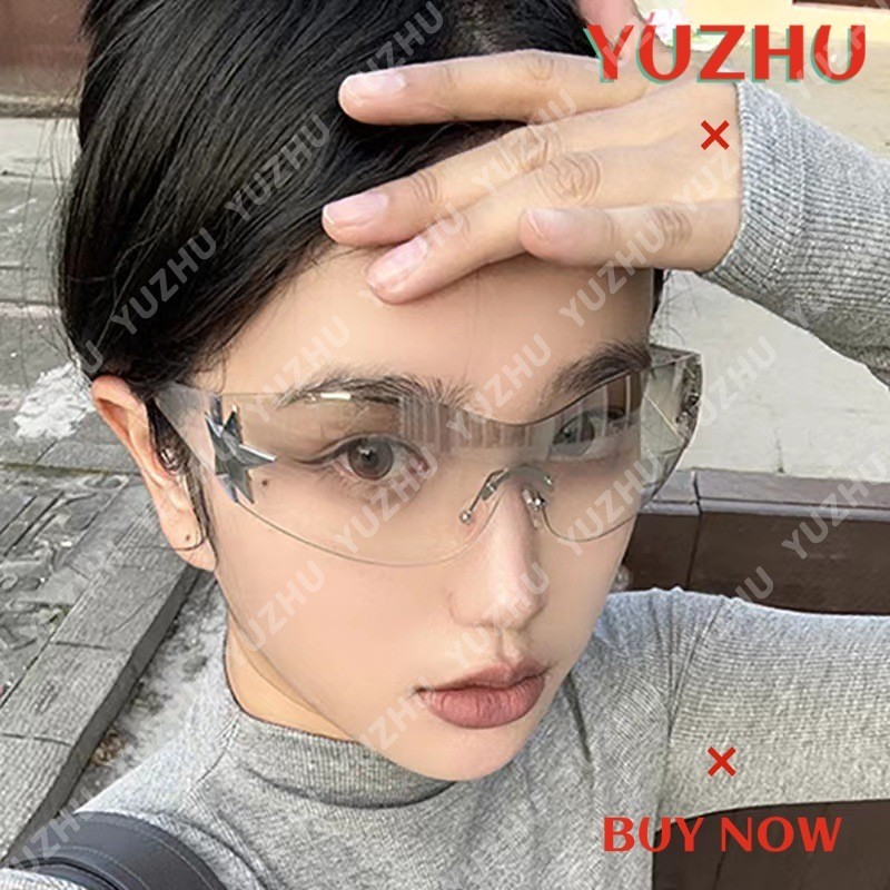 (Yuzhu) Kính râm Pentagram không vành Xiêm thời trang mới Kính râm ...
