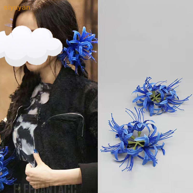 Siyuyan Thời Trang Thanh Lịch Lớn Hơn Bianan Hoa Kẹp Tóc Mũ Dành Cho Nữ Bé Gái Kẹp Bên Tinh Tế Phụ Kiện Tóc Mùa Hè Quà Tặng VN