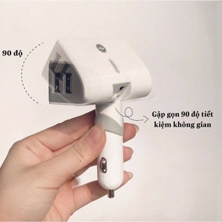 Bộ Chia Tẩu Sạc Ô Tô 2 Cổng Tẩu Và 2 Cổng Usb Dành Cho Xe Ô Tô, Xe Tải Cao Cấp, Sử Dụng Điện 12v Và 24v
