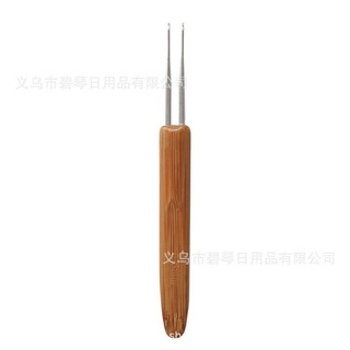 Cây Móc Sợi Bằng Thép Không Gỉ, Cán Gỗ Dùng Tạo Kiểu Tóc Dreadlock HaminStore