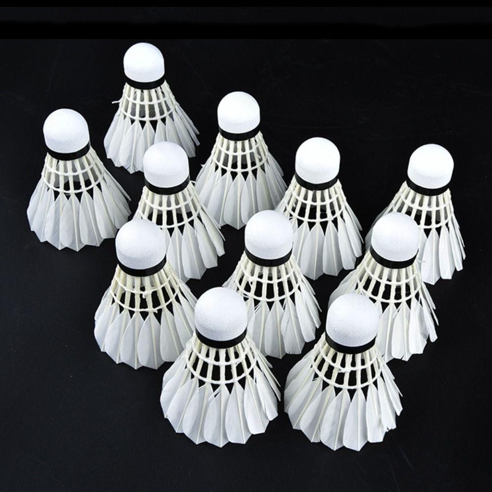 Hobbyin 3/6/12 quả cầu lông trắng, ổn định, bền, luyện tập chuyên nghiệp cho gia đình