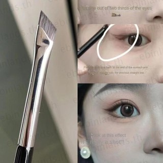 Bàn chải kẻ mắt EBINLANDS Blade, Bàn chải lông mày nâng cấp phẳng, Bàn chải chi tiết Góc mịn Bàn chải trang điểm chuyên nghiệp siêu mỏng Công cụ trang điểm
