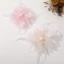 MERIGGIARE Retro Ngọc Trai Lông Hoa, Hình Hoa Organza DIY Vải Táo, Phụ Kiện Quần Áo