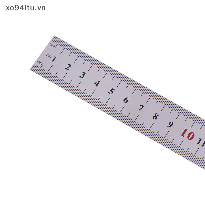 Xoitu Thép không gỉ Vuông Phải Thước Góc 90 Thước Xoay Chế Biến Gỗ Dụng Cụ Đo Góc Thước Vuông 250 / 300mm VN