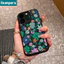 ibumpers Ốp Lưng IPhone Xinh Độc Đáo Hoa Hoạt Hình Cho IPhone 16 15 14 12 13 11 Pro Max IP 7 8 Plus X XS XR Ốp Điện Thoại Silicon Mềm Chống Sốc