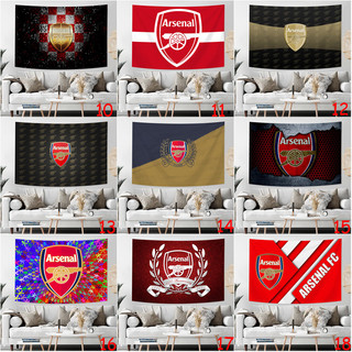 Câu Lạc Bộ Bóng Đá Arsenal Logo Tường Tấm Thảm Polyester Có Kẹp Treo Tường Tấm Thảm Trang Trí Nhà Cửa Quà Tặng