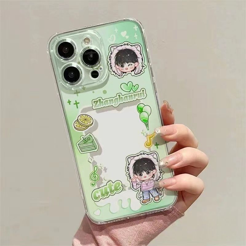 ✨Sản PHẨM MỚI✨ Ốp Điện Thoại Photocard Zhang Hanrui Cho IPhone 13 12 11 14 15 Pro Max Mini XR XS Plus ✨Sản PHẨM MỚI✨