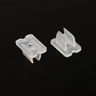 Tatain 50 Cái 6 * 12MM Dải LED Cố Định Kẹp Kết Nối Để Sửa 2835 Đèn Neon 220V COB Khóa Nhựa Chất Lượng Cao Linh Hoạt Phụ Kiện VN