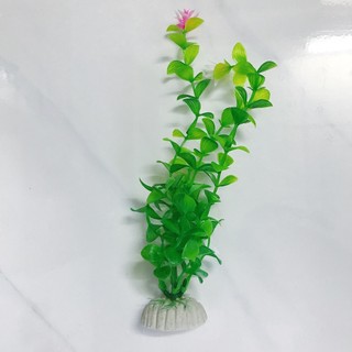 1 Bụi Rong Giả Nhân Tạo Trang Trí Bể Cá Cảnh (Ngẫu Nhiên) (Cao 23cm)