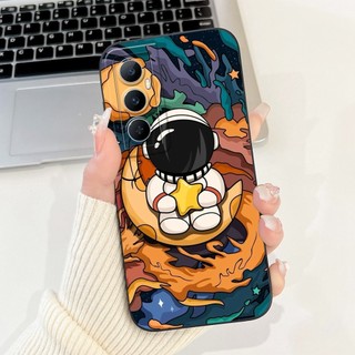 Dành Cho Realme C65 Vỏ Bảo Vệ Ống Kính RealmeC65 C 65 4G Phi Hành Gia Dễ Thương Mèo Khủng Long Hoạt Hình Silicon Mềm Jelly Vỏ Điện Thoại