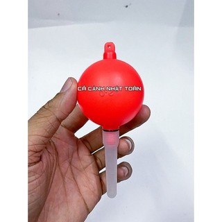 Phao nhựa đỏ câu cá, câu sông (có đầu bỏ đèn)