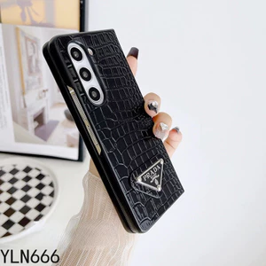 Dành Cho Samsung Galaxy Z Fold 7 6 5 4 3 2 Vỏ Điện Thoại Da PU Cổ Điển Cao Cấp Cho Galaxy Z Fold7 Thiết Kế Tối Giản Thời Trang Gấp Lưng Chống Sốc Vỏ Điện Thoại