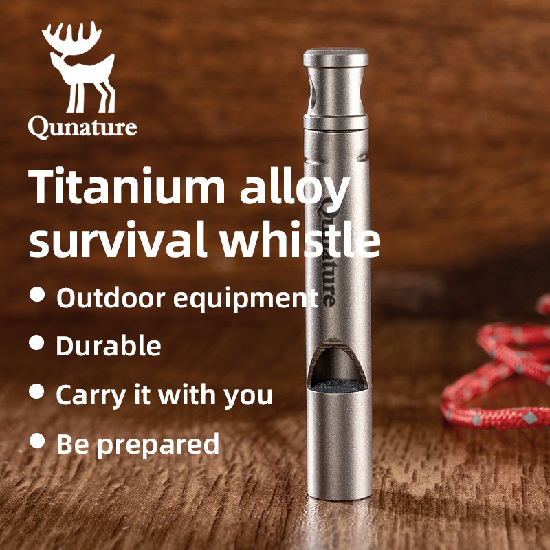 Còi cứu sinh Titan 120 decibel, có dây buộc, phù hợp camping và cảnh báo khẩn cấp