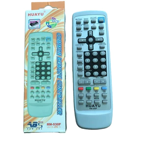 tay điều khiển remote từ xa tivi JVC đa năng RM-530F hàng tốt-kèm pin