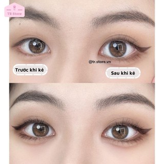 Cọ kẻ chân mày và kẻ mắt eyeliner trang điểm mắt Gecomo đầu xéo G1092 G1093