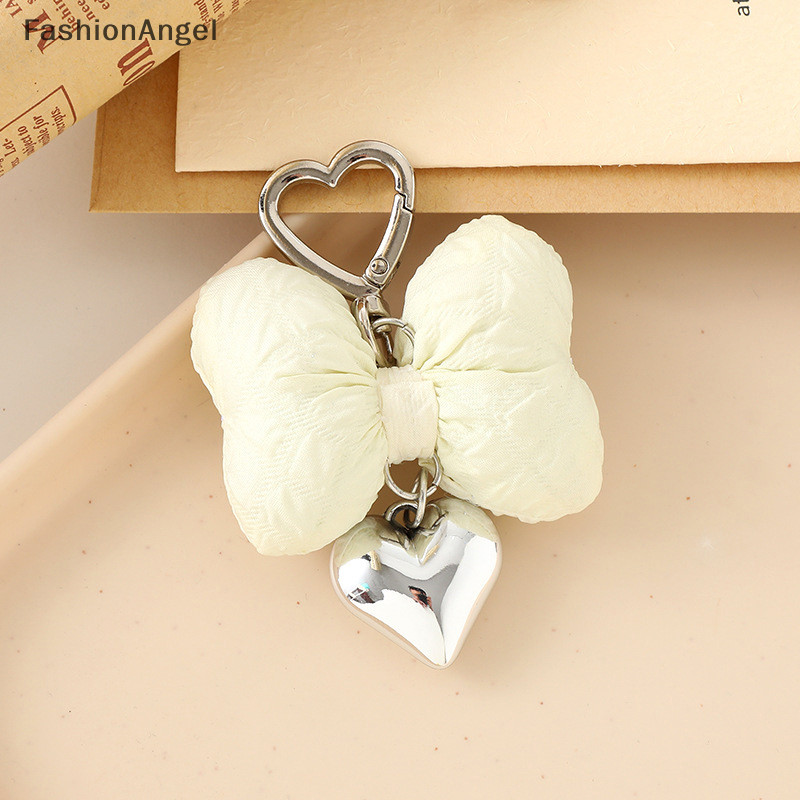 FashionAngel Thời Trang 3D Nơ Móc Khóa Bông Ngọt Ngào Đầy Nơ Móc Khóa Cho Bé Gái Ba Lô Mặt Dây Chuyền Trang Trí Quà Tặng TH