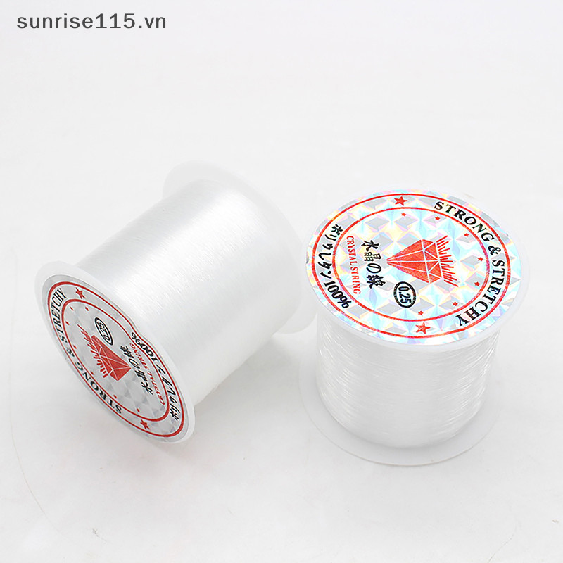 Ssvn 1 Dây Câu PE Nylon Cao Cấp Sợi Vô Hình Dây Đàn Hồi Sợi Polyester Dây Đơn Sợi Dây Mạnh.