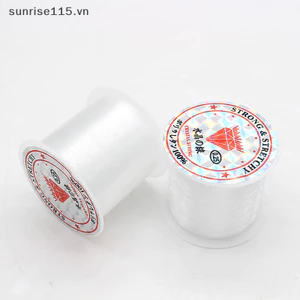 Ssvn 1 Dây Câu PE Nylon Cao Cấp Sợi Vô Hình Dây Đàn Hồi Sợi Polyester Dây Đơn Sợi Dây Mạnh.