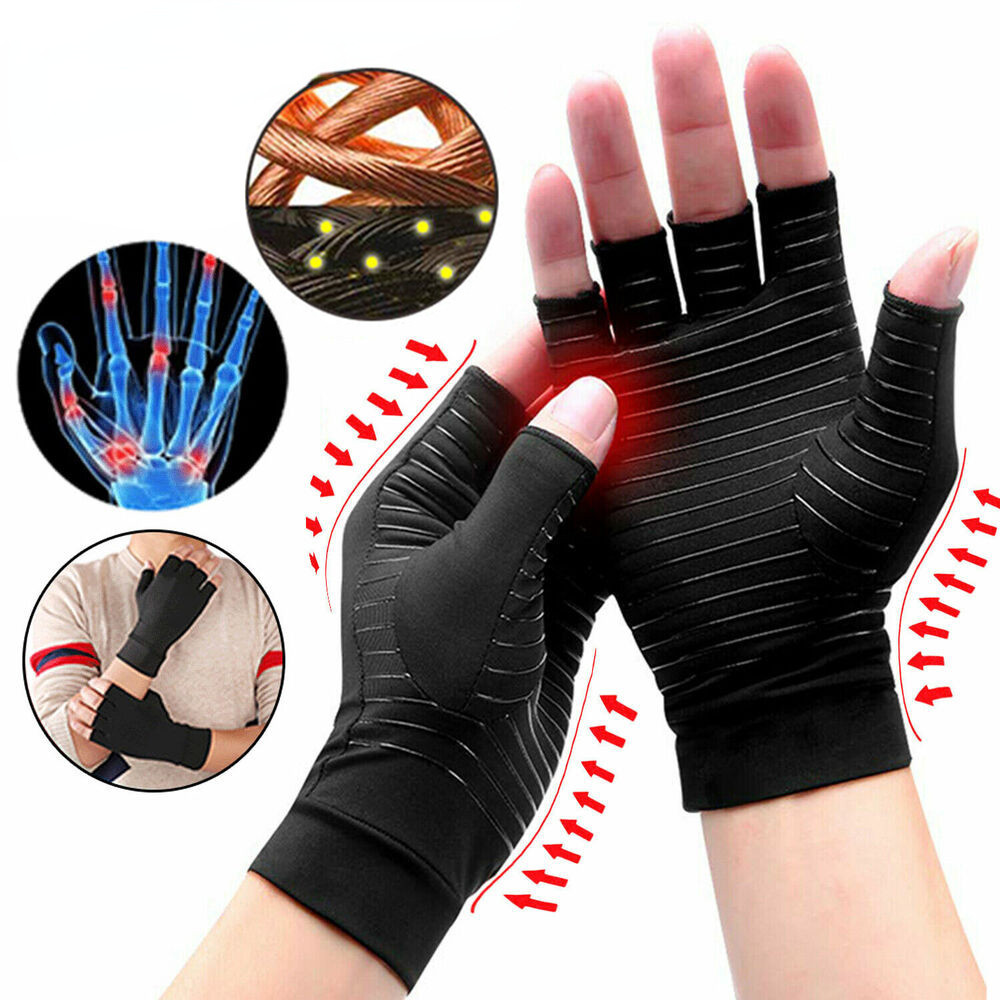 1 Cặp găng tay nén đồng hỗ trợ cổ tay, giảm đau, phù hợp thể thao bóng rổ, bóng chuyền, tennis