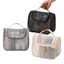 Túi vệ sinh FAVORITEGOODS, Túi lưu trữ dung lượng lớn trong suốt, Túi đựng mỹ phẩm cầm tay 2024 ngoài trời