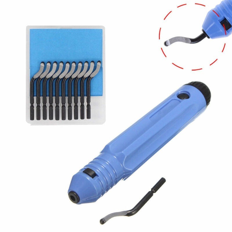 Nb1100 Burr Tay Cầm / 10 Chiếc BS1010 Máy Cắt Tay Deburring Viền Thô Dụng Cụ
