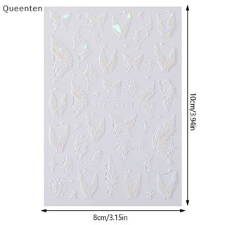 Queenten Dream Shining Nàng Tiên Cá Đuôi Dán Móng Tay Đề Can Móng Tay 3D Móng Tay Nghệ Thuật Thiết Kế Trang Trí Đề Can QT