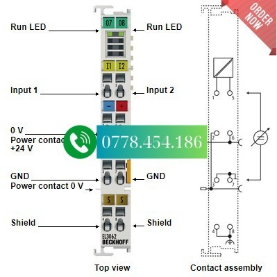 Bo mạch đầu vào EL3062 Beckhoff | Shopee Việt Nam