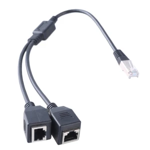 BTF MultiDevice RJ45 LAN Ethernet Splitter 1 Nam đến 2 Nữ Cổng Ổ Cắm Nối Dài