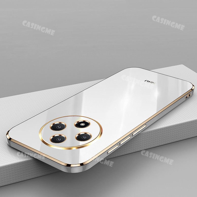 Oppo Reno12 F 5G 2024 Vỏ Mạ Sang Trọng Cho Oppo Reno 12F Reno12F Reno12 12 Pro F 4G 5G 2024 Ốp lưng Silicon Mềm Chống Sốc Ốp lưng
