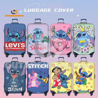 Disney Lilo & Stitch Hành Lý Có Thể Giặt Được Vali Bảo Vệ Chống Trầy Xước Vali Phù Hợp Với 18-32 Inch