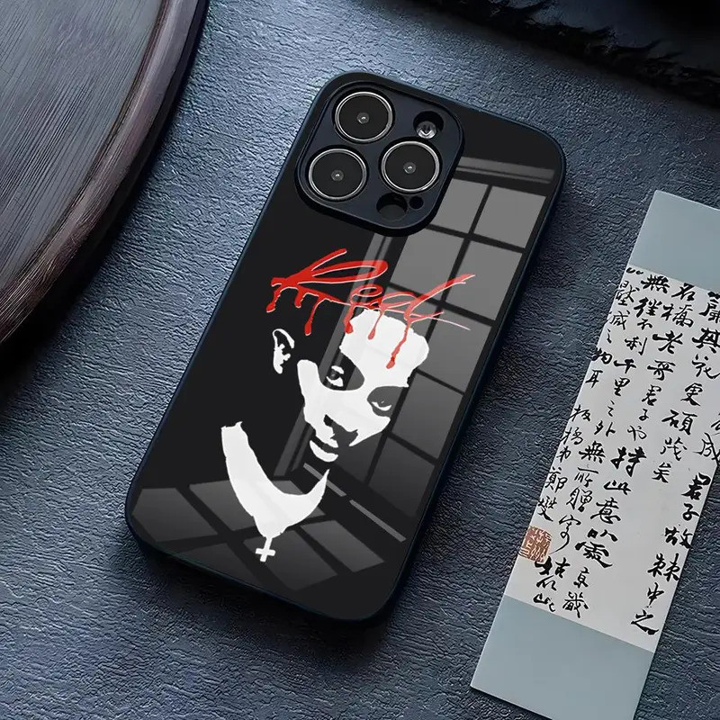 Ốp Điện Thoại BK-1 Playboi Carti Rapper Cho IPhone 13 Pro Max 14 Plus 12 Mini 11 17,15 X XR XS 8 7 Plus SE Ốp Lưng Kính Cường Lực