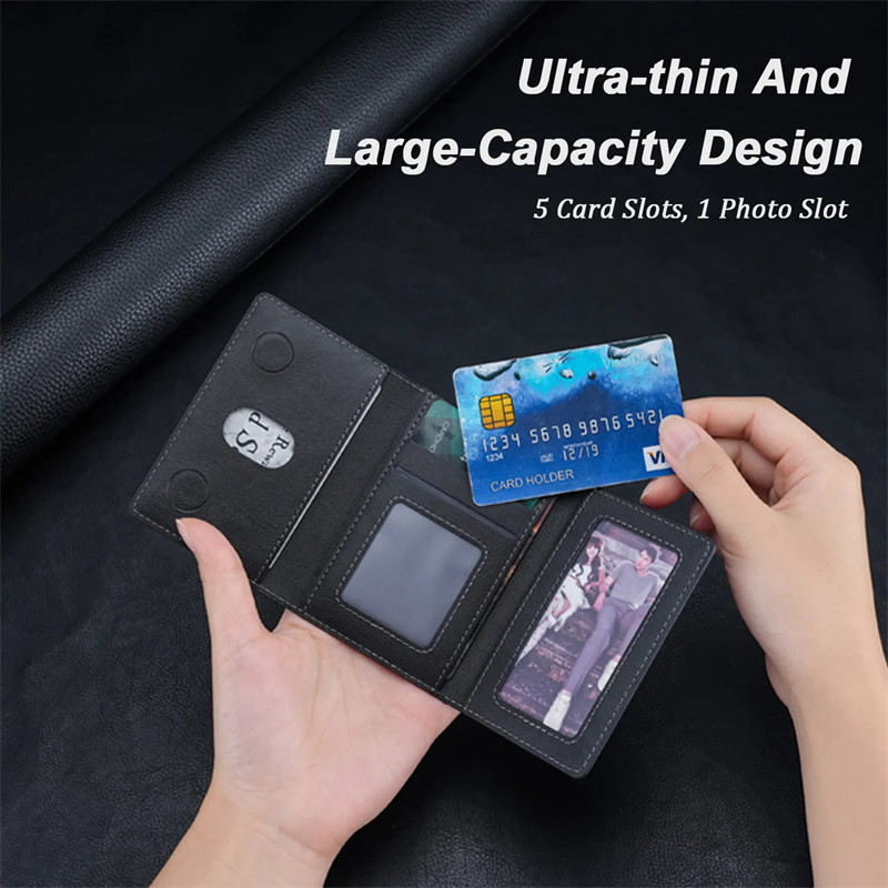 Từ Gấp Ví Đựng Thẻ Bao Da PU Cho Magsafe IPhone 14 13 15 16 Pro Max 12 Plus I Điện Thoại I15 Macsafe Stand Cover