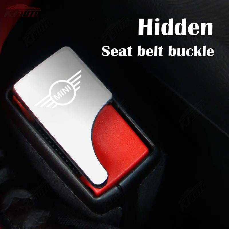 Hợp Kim Kẽm Mini Ẩn Xe An Toàn Dây An Toàn Khóa Kẹp Xe Năng Lượng Mới Báo Động Eliminator Cho Cooper Countryman Clubman Mini Cooper S One D F54 F56 F60 R56 R60