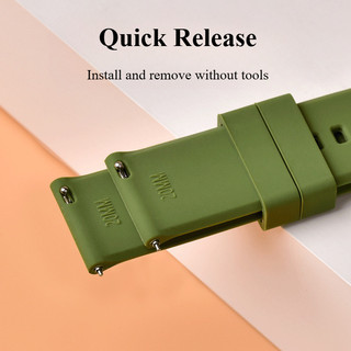 Dây đeo đồng hồ silicon phát hành nhanh 18 / 19 / 20 / 21 / 22mm Dây đeo đồng hồ cao su chống nước cho dây đeo đồng hồ thông minh thay thế nam nữ Dây đeo cổ tay thể thao Sọc
