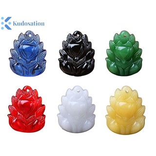 Kudosation Giả Ngọc Cáo Vòng Cổ Mặt Dây Chuyền Thời Trang Trung Quốc Quyến Rũ Trang Sức Khắc Bùa Hộ Mệnh Dành Cho Nữ Quà Tặng May Mắn
